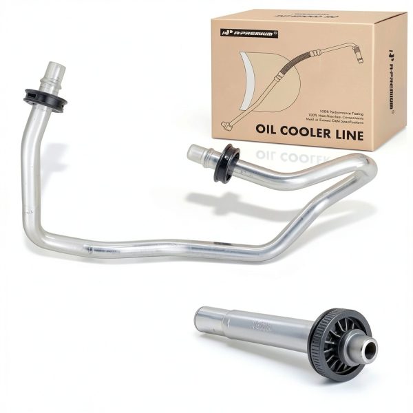 A-Premium Transmission Oil Cooler Line for Cadillac Escalade-6
