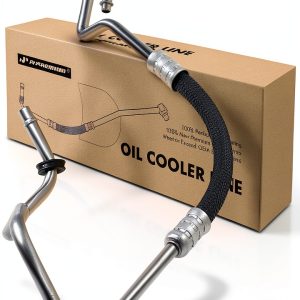 A-Premium Transmission Oil Cooler Line Metal 19.3 inch-0