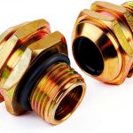Jetuplusllc Gold Alloy Steel Transmission Line Connector-0