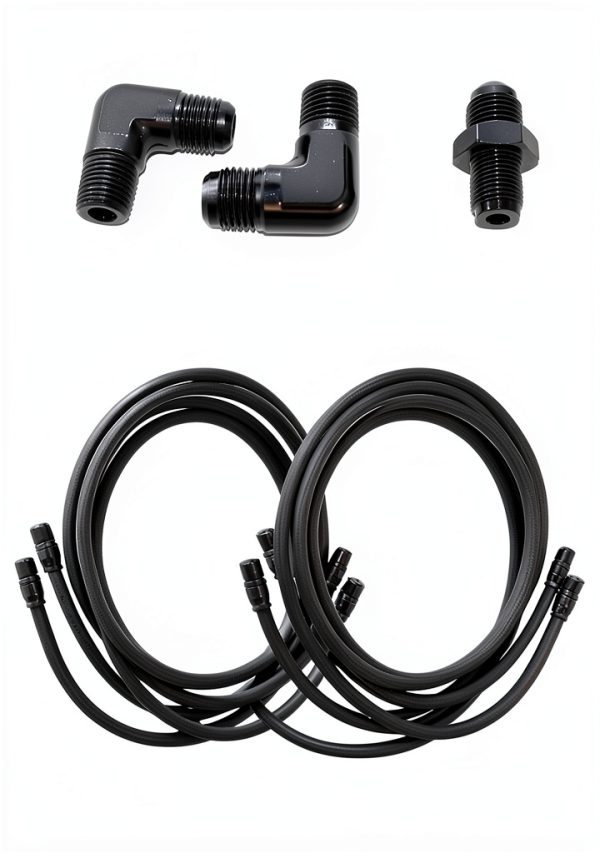 Transmission Cooler Hose Kit BLKGJTF Black 700r4-1