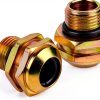 Jetuplusllc Gold Alloy Steel Transmission Line Connector-1