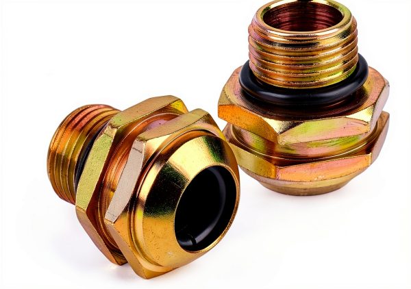 Jetuplusllc Gold Alloy Steel Transmission Line Connector-1