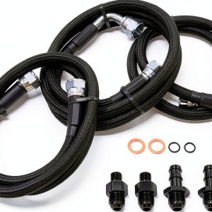 Gxencks Stainless Steel Transmission Cooler Hoses for Dodge-0