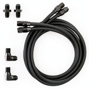 Transmission Cooler Hose Kit BLKGJTF Black 700r4-0
