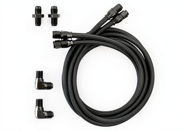 Transmission Cooler Hose Kit BLKGJTF Black 700r4-0