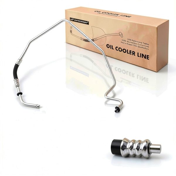 Lexus GX470 Oil Cooler Line Hose A-Premium Metal-6