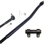 Detroit Axle Tie Rod Drag Link Kit Stainless Steel J‑Hook 3‑Piece Set-0